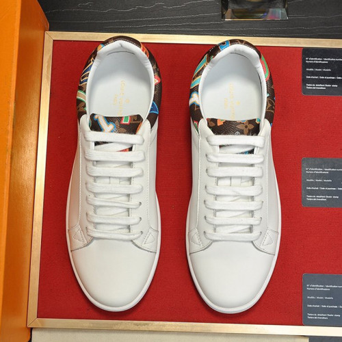 Louis Vuitton Men Shoes Fashion Sneakers LUXEMBOURG SNEAKER Monogram Luxury Brand with Original Box