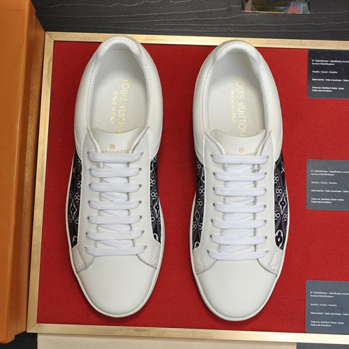 Louis Vuitton Men Shoes Fashion Sneakers LUXEMBOURG SNEAKER Monogram Luxury Brand with Original Box