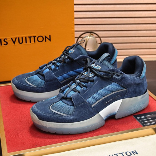 Louis Vuitton Men Shoes Fashion Sneakers Runner SNEAKER Monogram Luxury Brand with Original Box