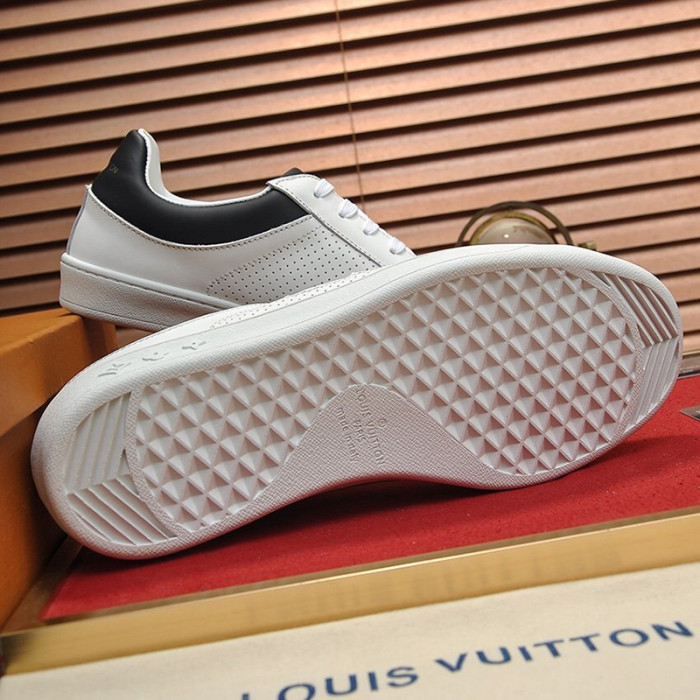 Louis Vuitton Men Shoes Fashion Sneakers LUXEMBOURG SNEAKER Monogram Luxury Brand with Original Box
