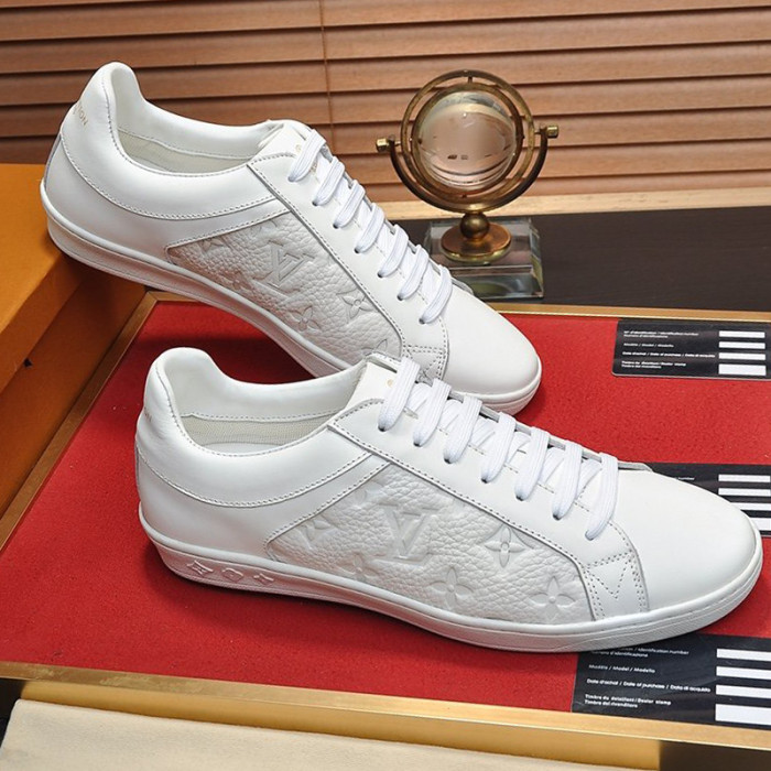 Louis Vuitton Men Shoes Fashion Sneakers LUXEMBOURG SNEAKER Monogram Luxury Brand with Original Box