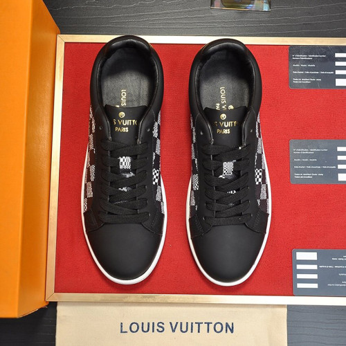 Louis Vuitton Men Shoes Fashion Sneakers LUXEMBOURG SNEAKER Monogram Luxury Brand with Original Box