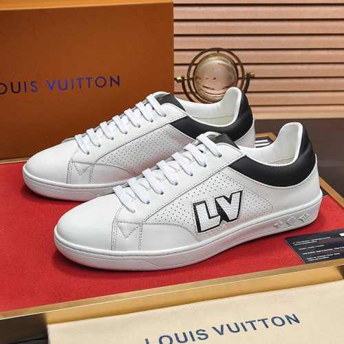 Louis Vuitton Men Shoes Fashion Sneakers LUXEMBOURG SNEAKER Monogram Luxury Brand with Original Box