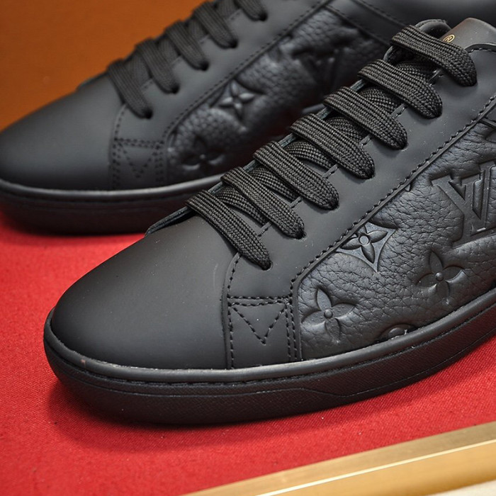Louis Vuitton Men Shoes Fashion Sneakers LUXEMBOURG SNEAKER Monogram Luxury Brand with Original Box
