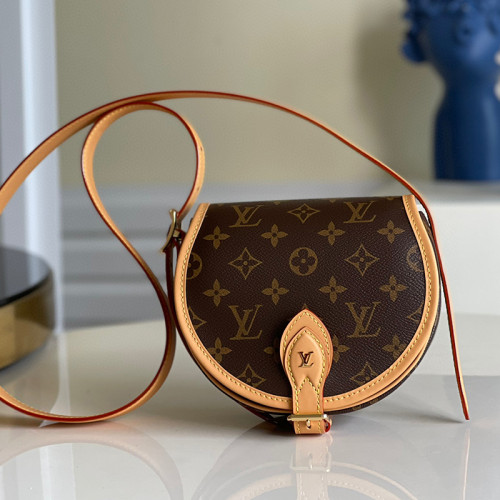 Louis Vuitton Womens Bags Shoulder Bags Handbags Luxury Brand Fashion Type TAMBOURIN Borsa M44860 Monogram coated canvas with Original Box