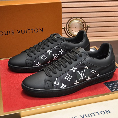 Louis Vuitton Men Shoes Fashion Sneakers LUXEMBOURG SNEAKER Monogram Luxury Brand with Original Box