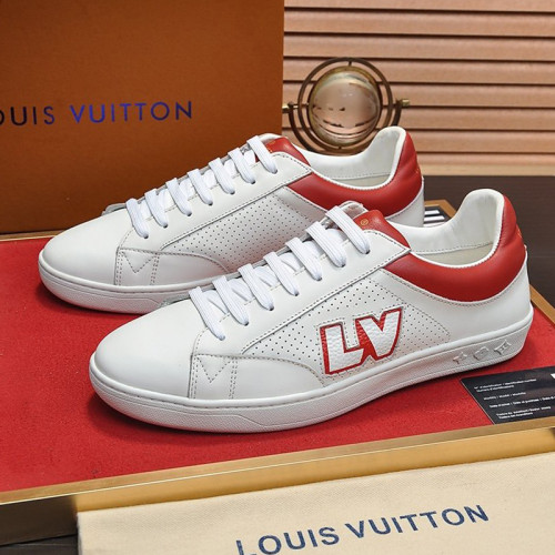 Louis Vuitton Men Shoes Fashion Sneakers LUXEMBOURG SNEAKER Monogram Luxury Brand with Original Box