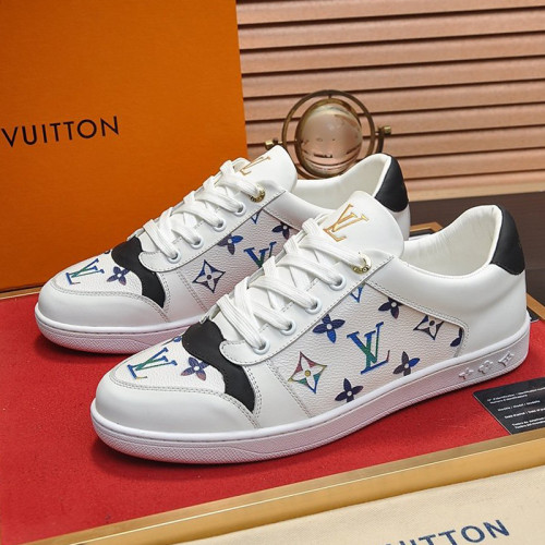 Louis Vuitton Men Shoes Fashion Sneakers LUXEMBOURG SNEAKER Monogram Luxury Brand with Original Box