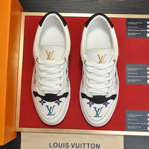 Louis Vuitton Men Shoes Fashion Sneakers LUXEMBOURG SNEAKER Monogram Luxury Brand with Original Box