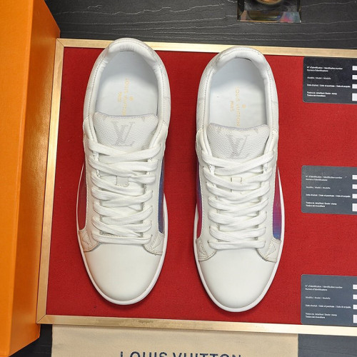 Louis Vuitton Men Shoes Fashion Sneakers LUXEMBOURG SNEAKER Monogram Luxury Brand with Original Box
