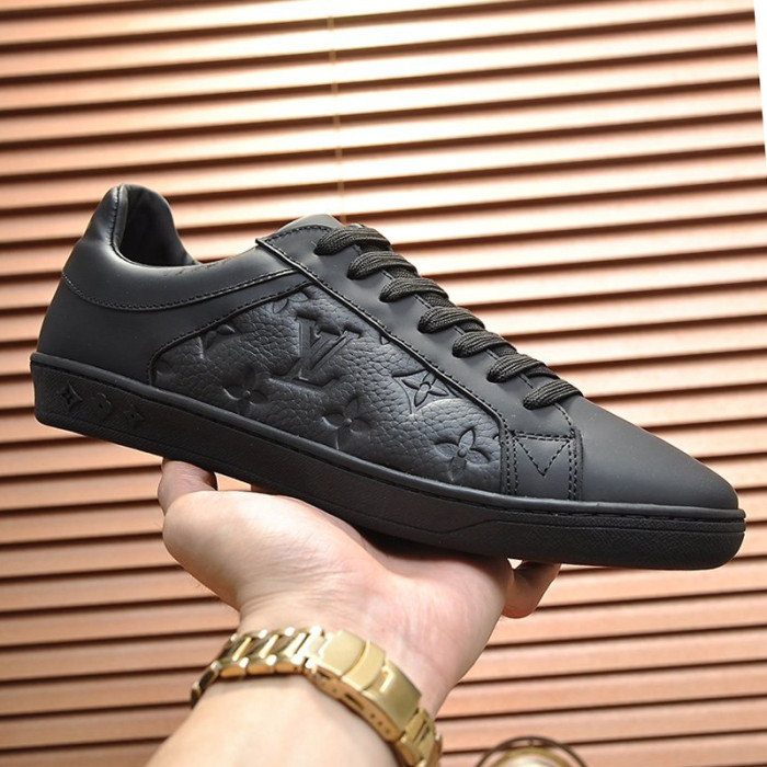 Louis Vuitton Men Shoes Fashion Sneakers LUXEMBOURG SNEAKER Monogram Luxury Brand with Original Box