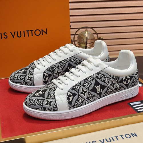 Louis Vuitton Men Shoes Fashion Sneakers LUXEMBOURG SNEAKER Monogram Luxury Brand with Original Box