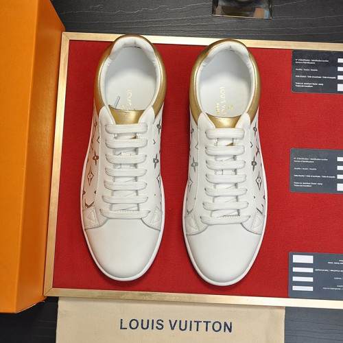 Louis Vuitton Men Shoes Fashion Sneakers LUXEMBOURG SNEAKER Monogram Luxury Brand with Original Box
