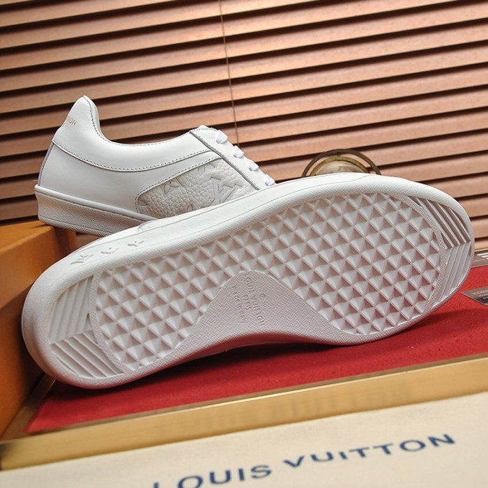 Louis Vuitton Men Shoes Fashion Sneakers LUXEMBOURG SNEAKER Monogram Luxury Brand with Original Box