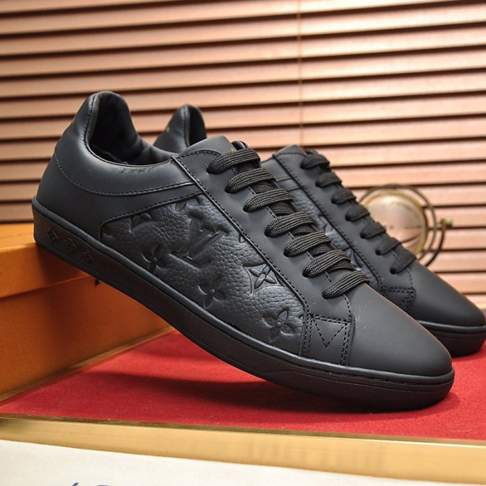 Louis Vuitton Men Shoes Fashion Sneakers LUXEMBOURG SNEAKER Monogram Luxury Brand with Original Box