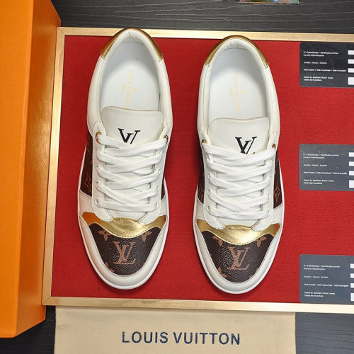 Louis Vuitton Men Shoes Fashion Sneakers LUXEMBOURG SNEAKER Monogram Luxury Brand with Original Box