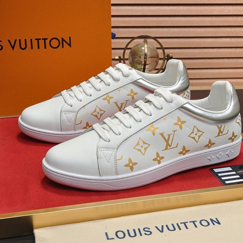 Louis Vuitton Men Shoes Fashion Sneakers LUXEMBOURG SNEAKER Monogram Luxury Brand with Original Box