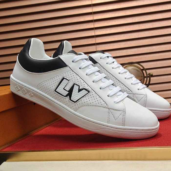 Louis Vuitton Men Shoes Fashion Sneakers LUXEMBOURG SNEAKER Monogram Luxury Brand with Original Box