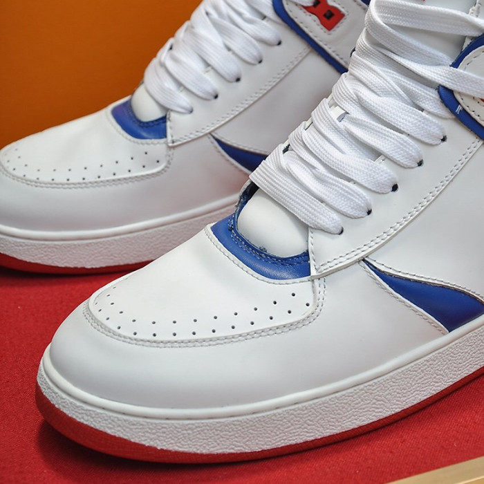 Louis Vuitton Men Shoes Sneakers Casual Luxury Brand RIVOLI SNEAKER BOOT with Original Box
