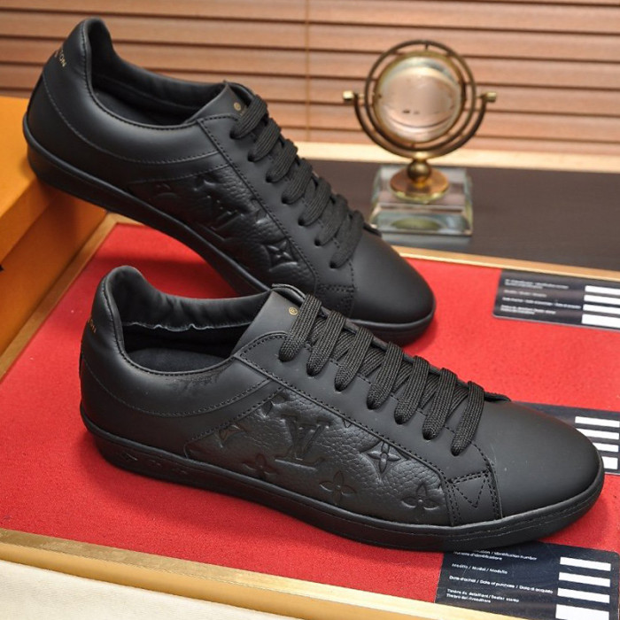 Louis Vuitton Men Shoes Fashion Sneakers LUXEMBOURG SNEAKER Monogram Luxury Brand with Original Box