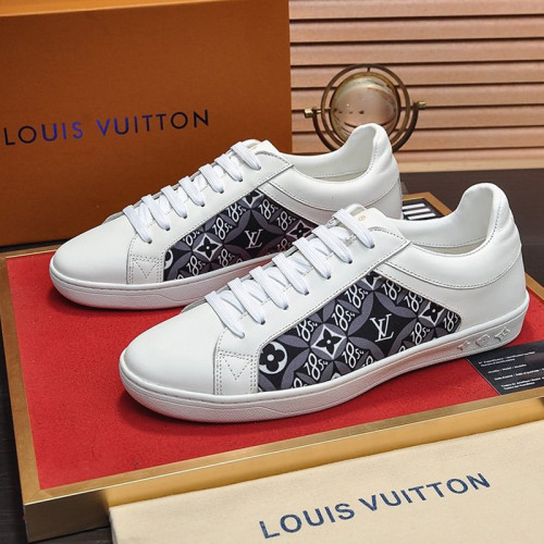 Louis Vuitton Men Shoes Fashion Sneakers LUXEMBOURG SNEAKER Monogram Luxury Brand with Original Box