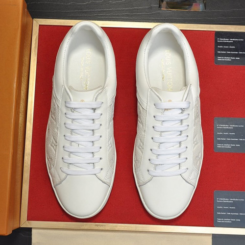 Louis Vuitton Men Shoes Fashion Sneakers LUXEMBOURG SNEAKER Monogram Luxury Brand with Original Box
