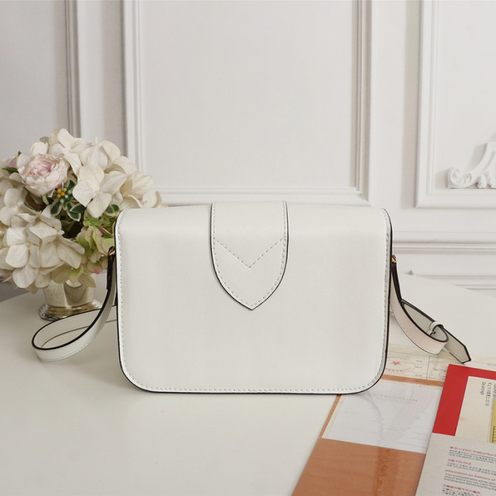 Louis Vuitton Womens Bags Luxury Brand Fashion Handbags Crossbody Bags Type LV PONT 9 Cream Smooth calfskin M55950