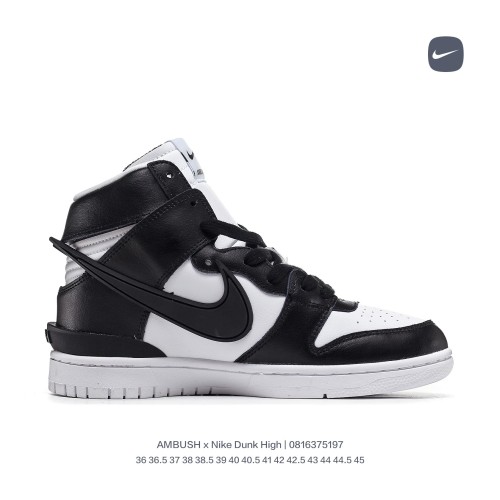 AMBUSH x Nike Dunk High Sneakers Men Womens Shoes 0816375197 with Original Box