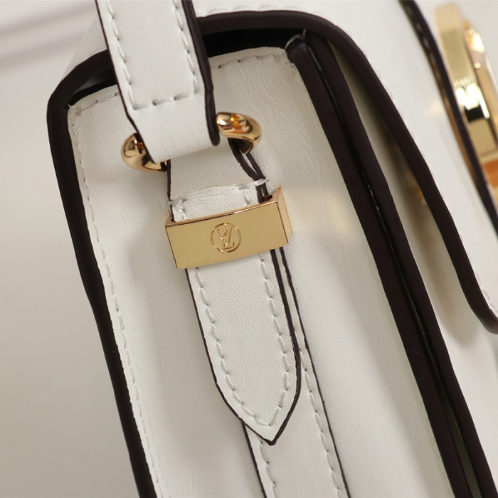 Louis Vuitton Womens Bags Luxury Brand Fashion Handbags Crossbody Bags Type LV PONT 9 Cream Smooth calfskin M55950