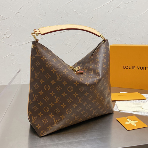 Louis Vuitton Womens Bag Handbag Luxury Brand Fashion Type LV TOTE MM Monogram coated canvas