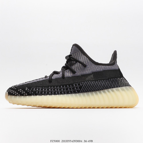 Adidas Yeezy Boost 350 V2“Carbon” Mens Womens Shoes Sneakers Breathable Design FZ5000 #21133554393004 with Original Box