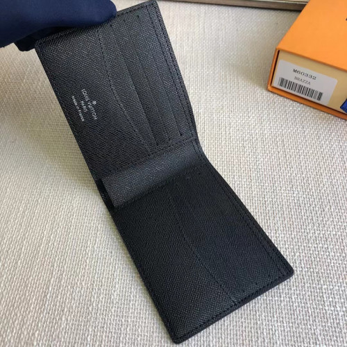 Louis Vuitton Mens Womens Bags Wallets Purse Luxury Brand Fashion Type SLENDER WALLET M60332 Black Epi Leather with Original Box