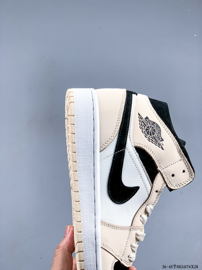 Air Jordan 1 Mid AJ 1 Sneakers Mens Womens Shoes Sneakers with Original Box 555088-311