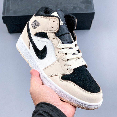 Air Jordan 1 Mid AJ 1 Sneakers Mens Womens Shoes Sneakers with Original Box 555088-311