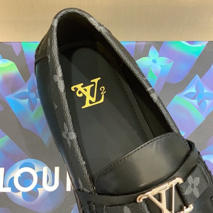 Louis Vuitton Men Shoes Leather Business Luxury Brand LV Dress Shoes with Original Box MAJOR LOAFER