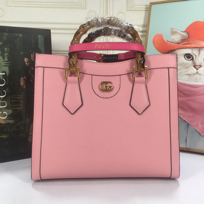 Gucci Womens Bags Shoulder Handbag Luxury Brand Gucci Diana small tote bag