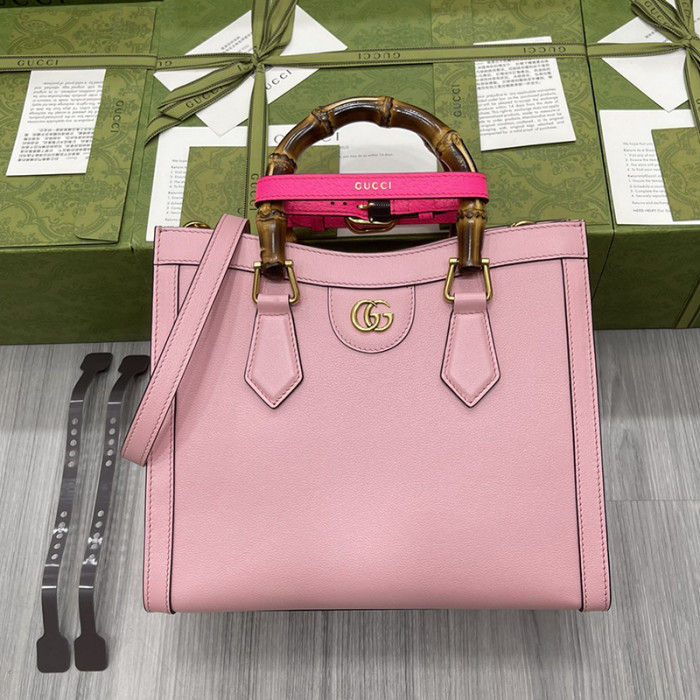 Gucci Womens Bags Shoulder Handbag Luxury Brand Gucci Diana small tote bag