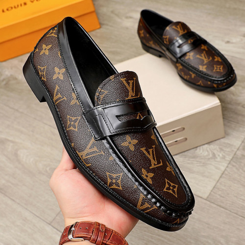 Louis Vuitton Men Shoes Luxury Brand LV Loafers Shoes with Original Box LVXNBA LV LOAFER 1A909X