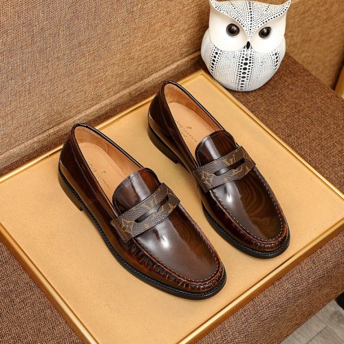 Louis Vuitton Men Shoes Luxury Brand LV Loafers Shoes with Original Box LVXNBA LV LOAFER 1A909X