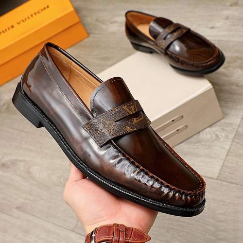Louis Vuitton Men Shoes Luxury Brand LV Loafers Shoes with Original Box LVXNBA LV LOAFER 1A909X