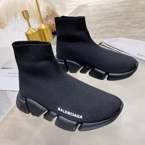 Balenciaga Men Shoes Sneakers Breathable Design Luxury Brand MEN'S SPEED 2.0 SNEAKER IN BLACK with Original Box Speed Sneakers