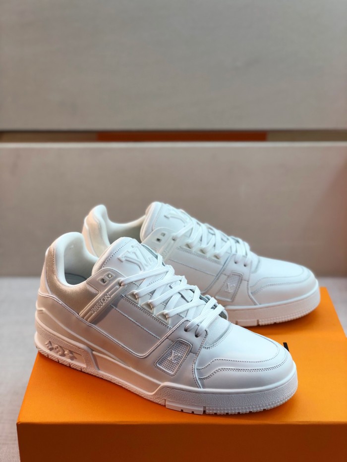 Louis Vuitton Men Shoes Fashion Sneakers Design Luxury Brand LV TRAINER SNEAKER with Original Box