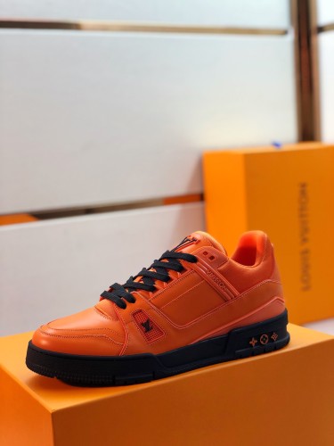 Louis Vuitton Men Shoes Fashion Sneakers Design Luxury Brand LV TRAINER SNEAKER with Original Box 1A9FHQ