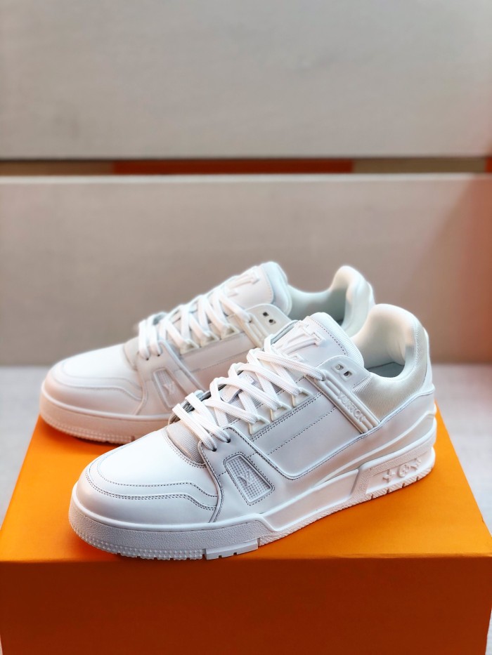 Louis Vuitton Men Shoes Fashion Sneakers Design Luxury Brand LV TRAINER SNEAKER with Original Box