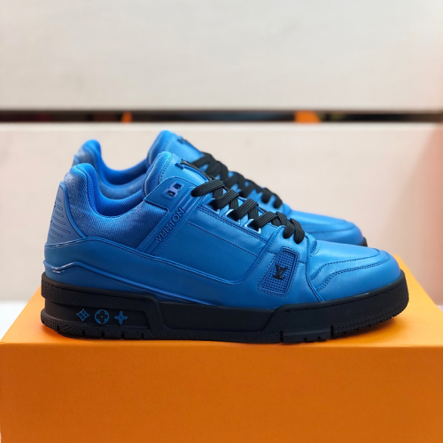 Louis Vuitton Men Shoes Fashion Sneakers Design Luxury Brand LV TRAINER SNEAKER with Original Box 1A9FJE