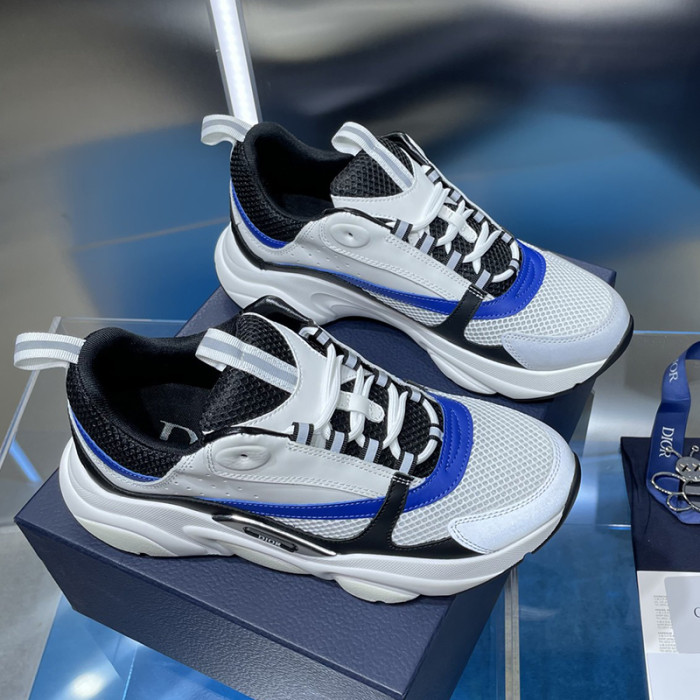Dior Womens Shoes Sneakers Luxury Brand B22 Sneakers with Original Box Unisex Design