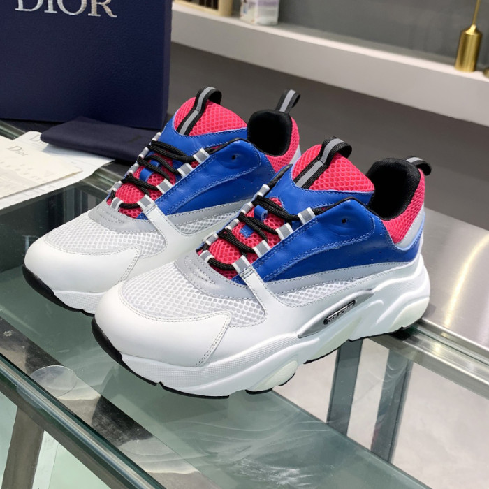 Dior Womens Shoes Sneakers Luxury Brand B22 Sneakers with Original Box Unisex Design
