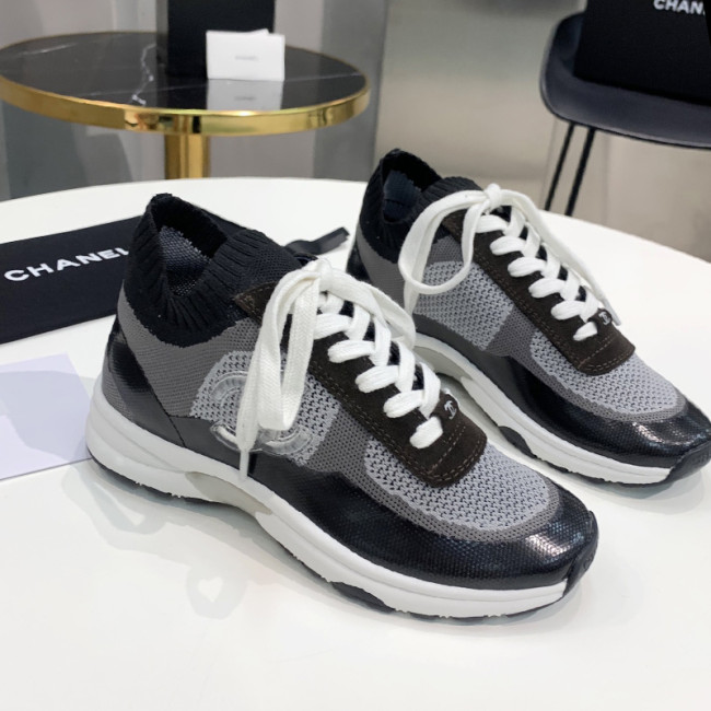 Chanel Mens Shoes Sneakers Luxury Brand Sports Shoes Breathable Design with Original Box