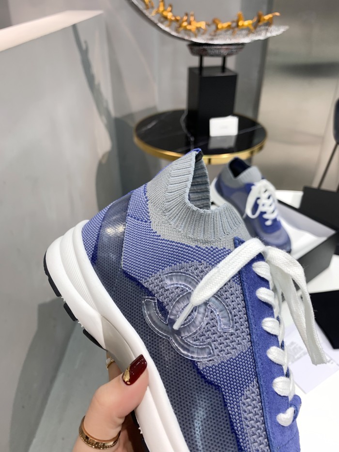 Chanel Mens Shoes Sneakers Luxury Brand Sports Shoes Breathable Design with Original Box