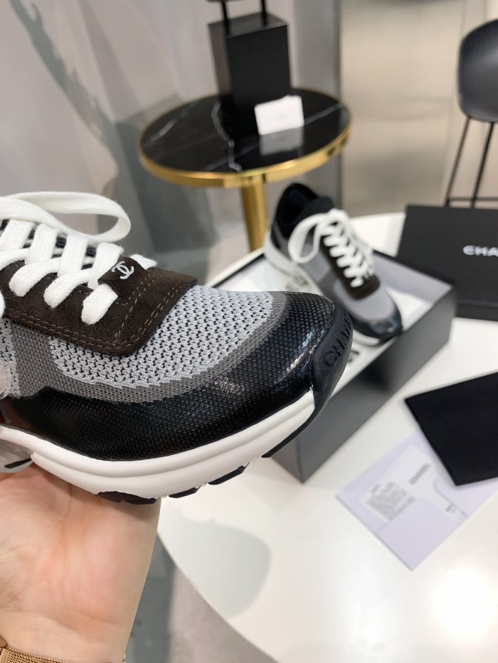 Chanel Mens Shoes Sneakers Luxury Brand Sports Shoes Breathable Design with Original Box